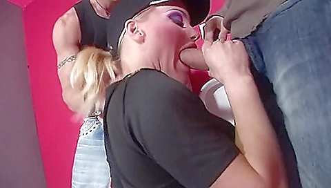 Sexy blonde babe gets anal fucked in her ass