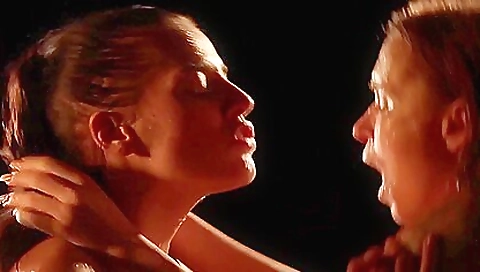 Sexy brunette hair with her boyfriend