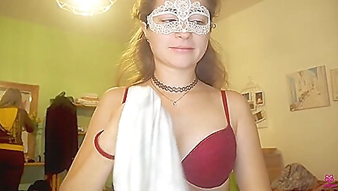 Sexy young girl shows off her sexy feet